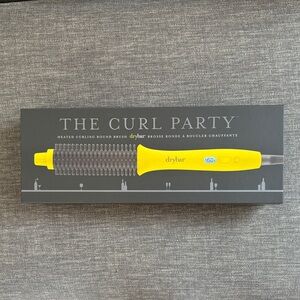 Drybar Curl Party Heated Curling Round Brush - Vibrant Yellow